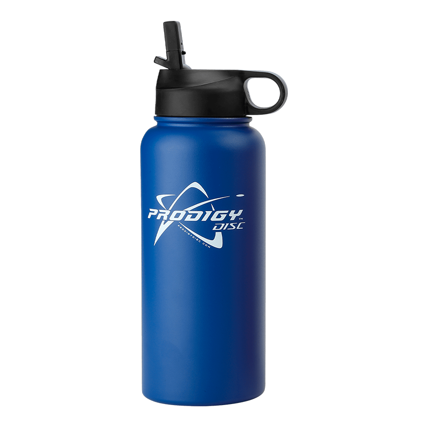Prodigy Insulated Water Bottle With A Straw Lid.