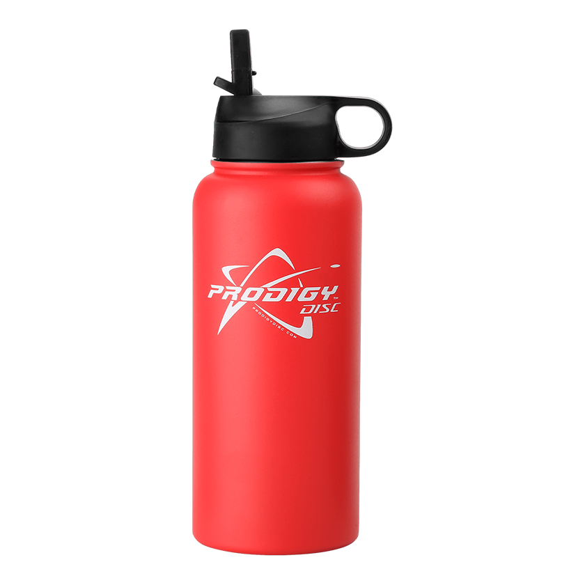 Prodigy Insulated Water Bottle With A Straw Lid.