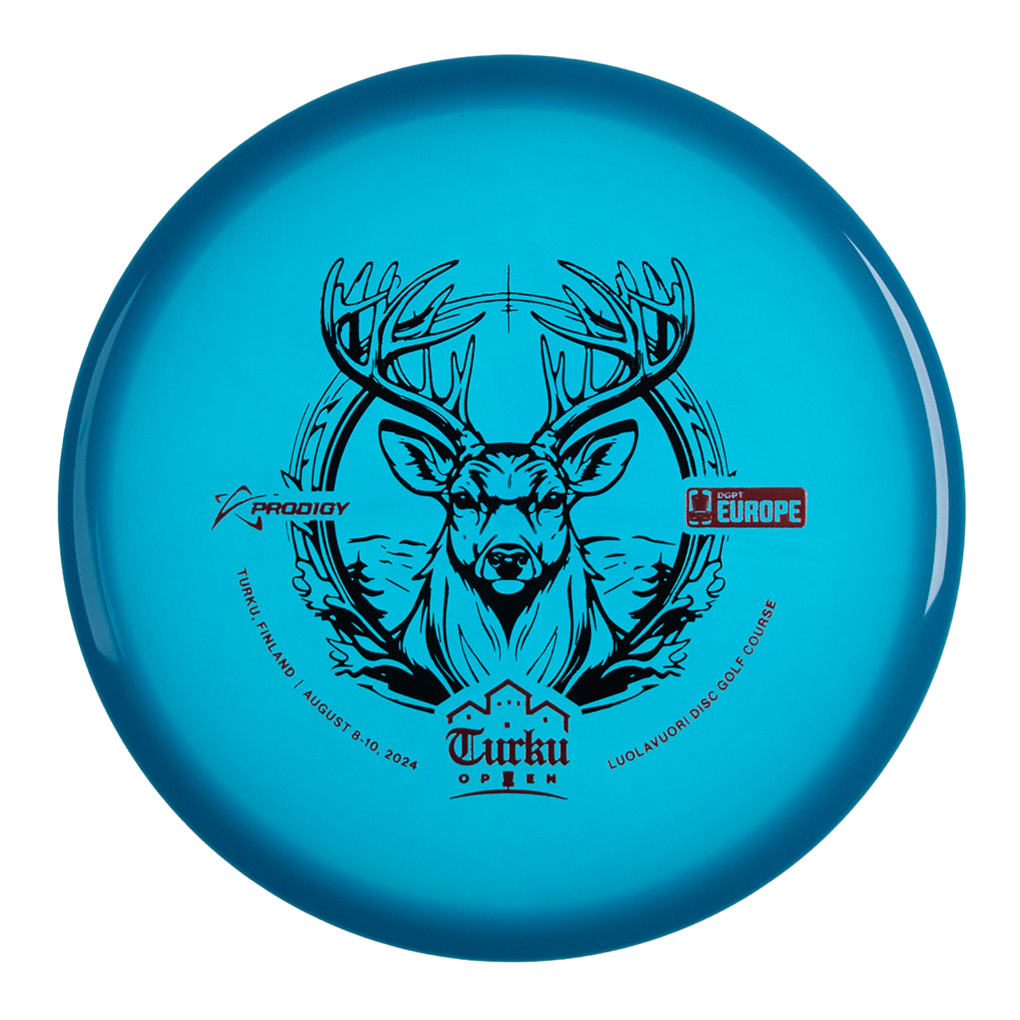 Prodigy A5 400 Ultra Soft color GLOW Plastic - DGPT Turku Open Stamp
