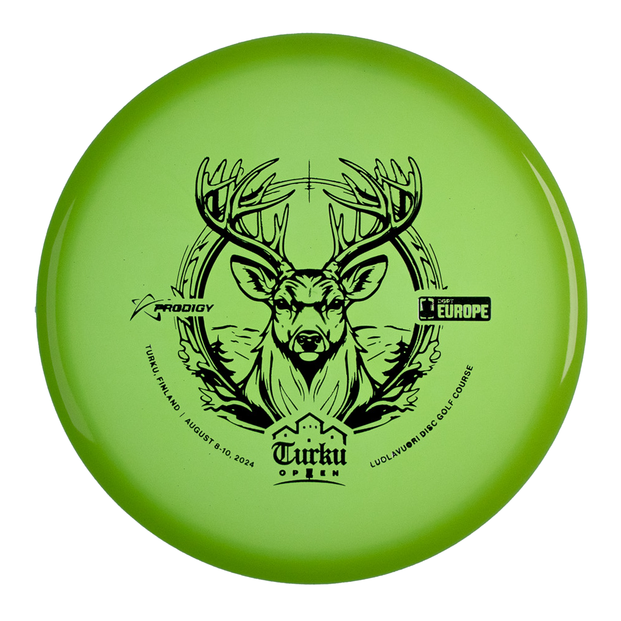 Prodigy A5 400 Ultra Soft color GLOW Plastic - DGPT Turku Open Stamp