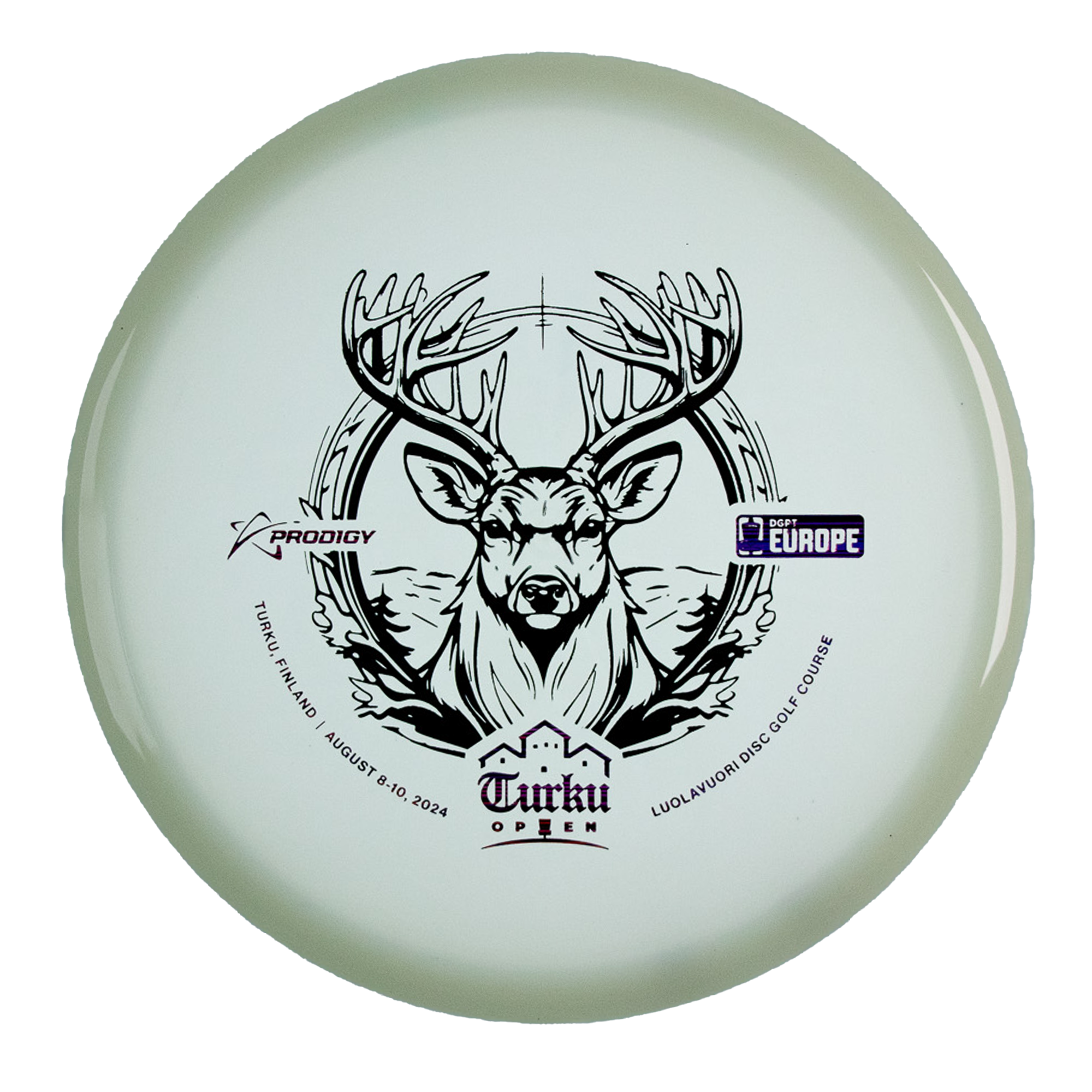 Prodigy A5 400 Ultra Soft color GLOW Plastic - DGPT Turku Open Stamp