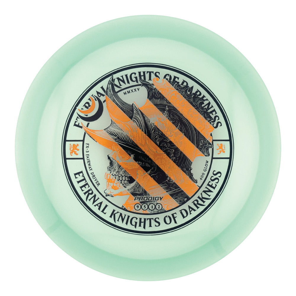 Prodigy FX-3 400 Glow Plastic - Eternal Knight Stamp