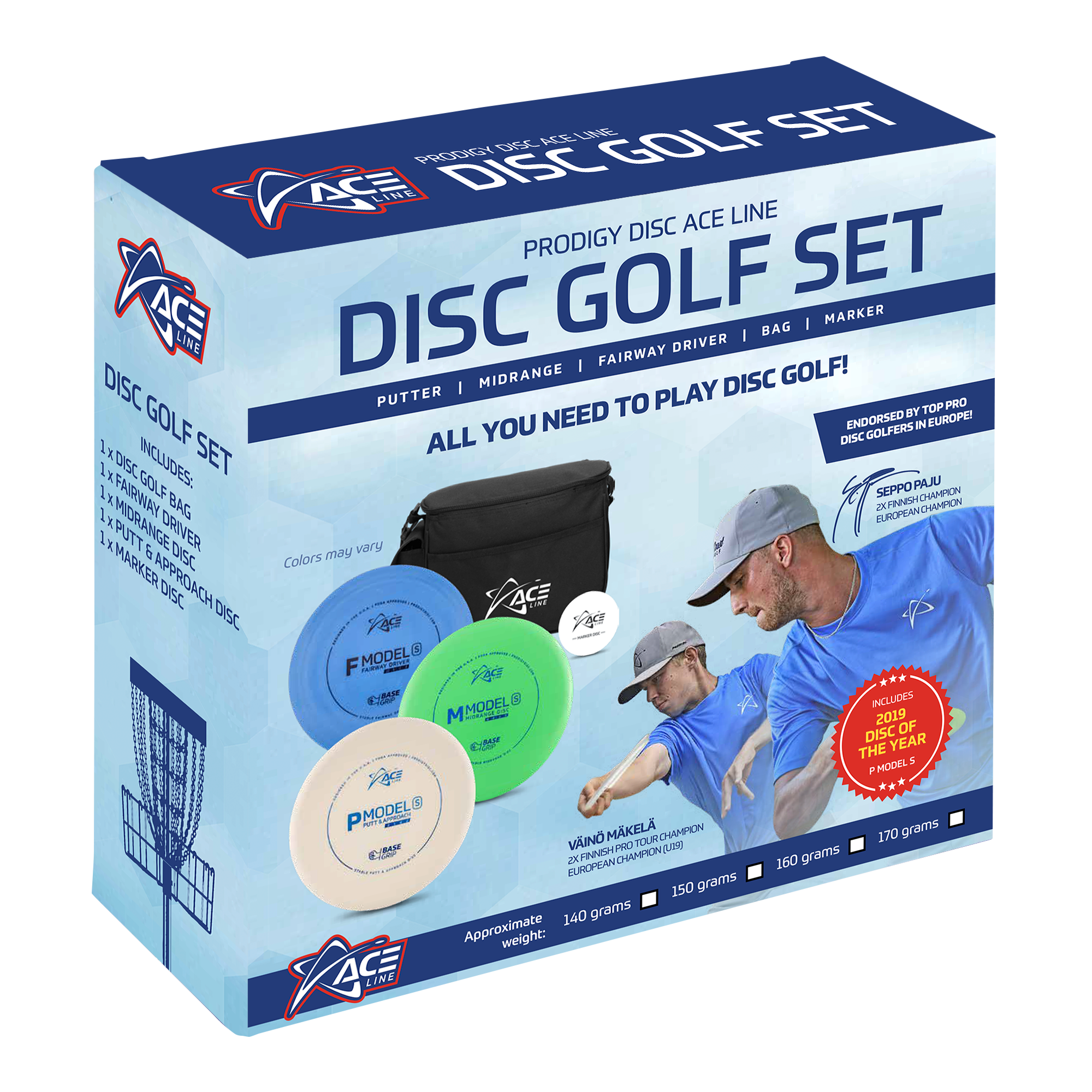 ACE Line Disc Golf Set (Lightweight).