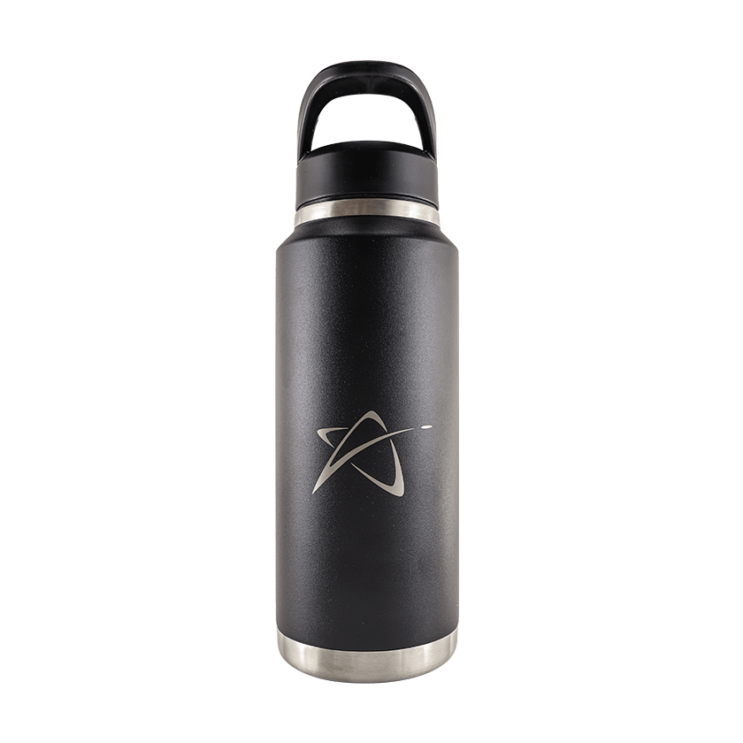 Prodigy Insulated Water Bottle With A Straw Lid (NEW) - SP Logo.