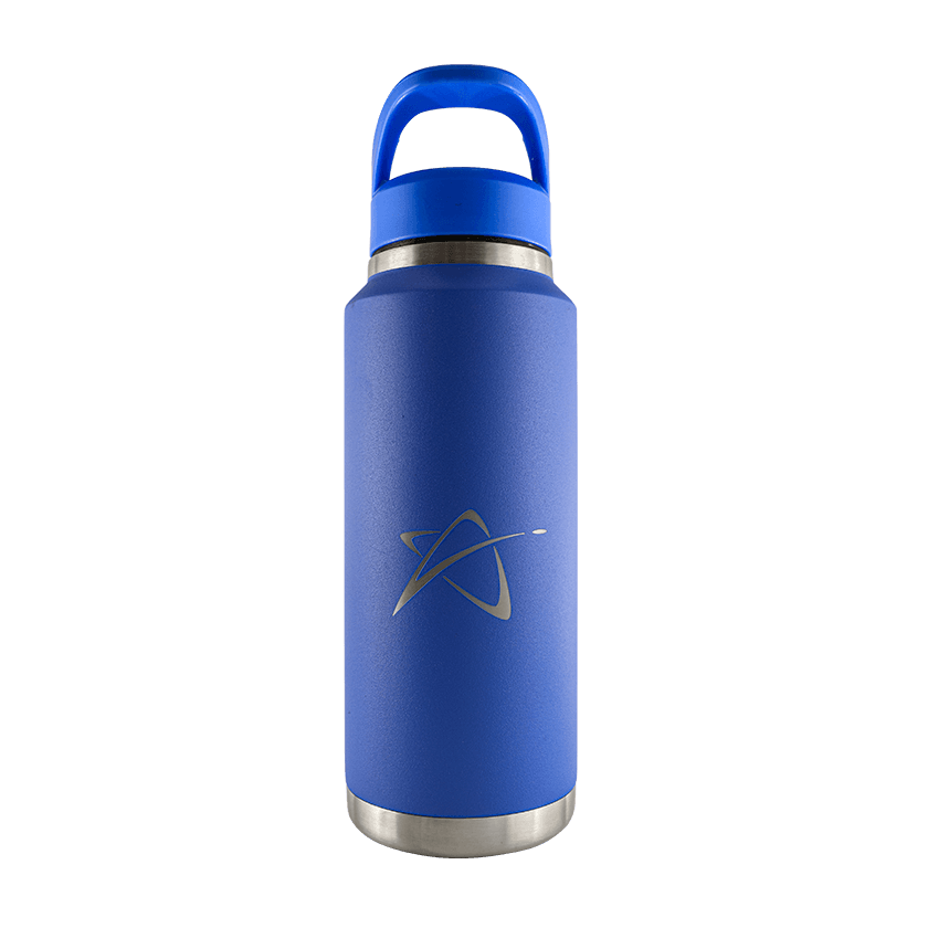 Prodigy Insulated Water Bottle With A Straw Lid (NEW) - SP Logo.