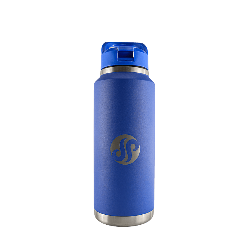 Prodigy Insulated Water Bottle With A Straw Lid (NEW) - SP Logo.