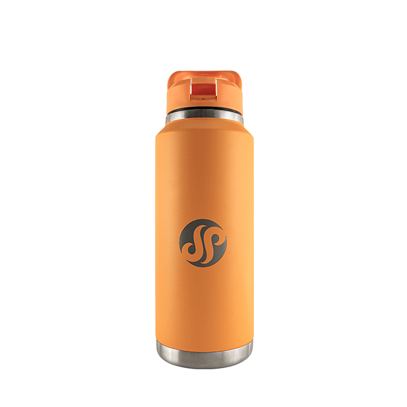 Prodigy Insulated Water Bottle With A Straw Lid (NEW) - SP Logo.