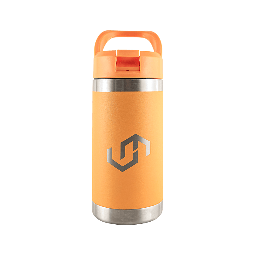 Prodigy Insulated Water Bottle With A Straw Lid (NEW) - VM Logo.