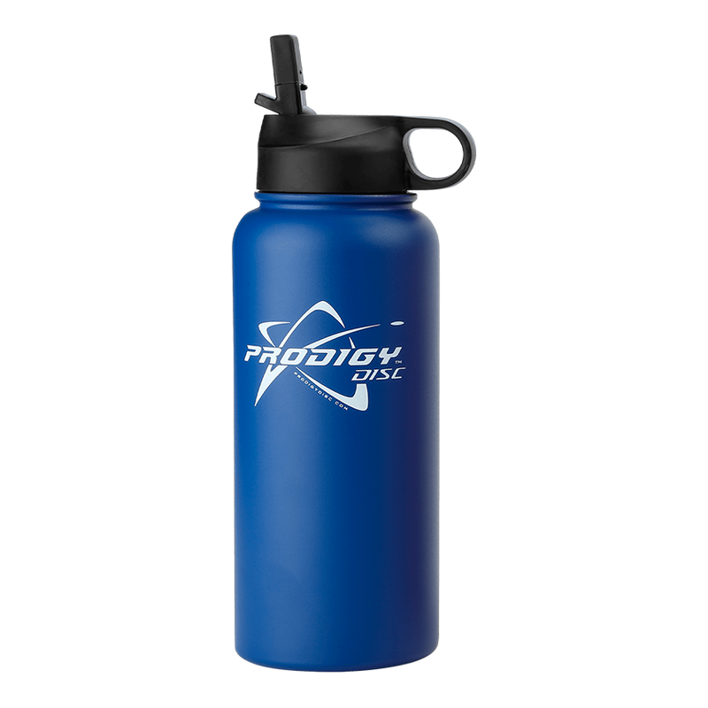 Prodigy Insulated Water Bottle With A Straw Lid.
