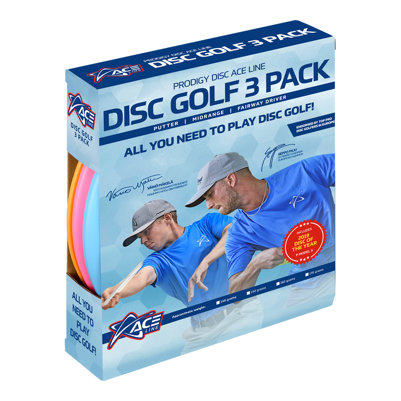 ACE Line Disc Golf 3 Pack (Lightweight).
